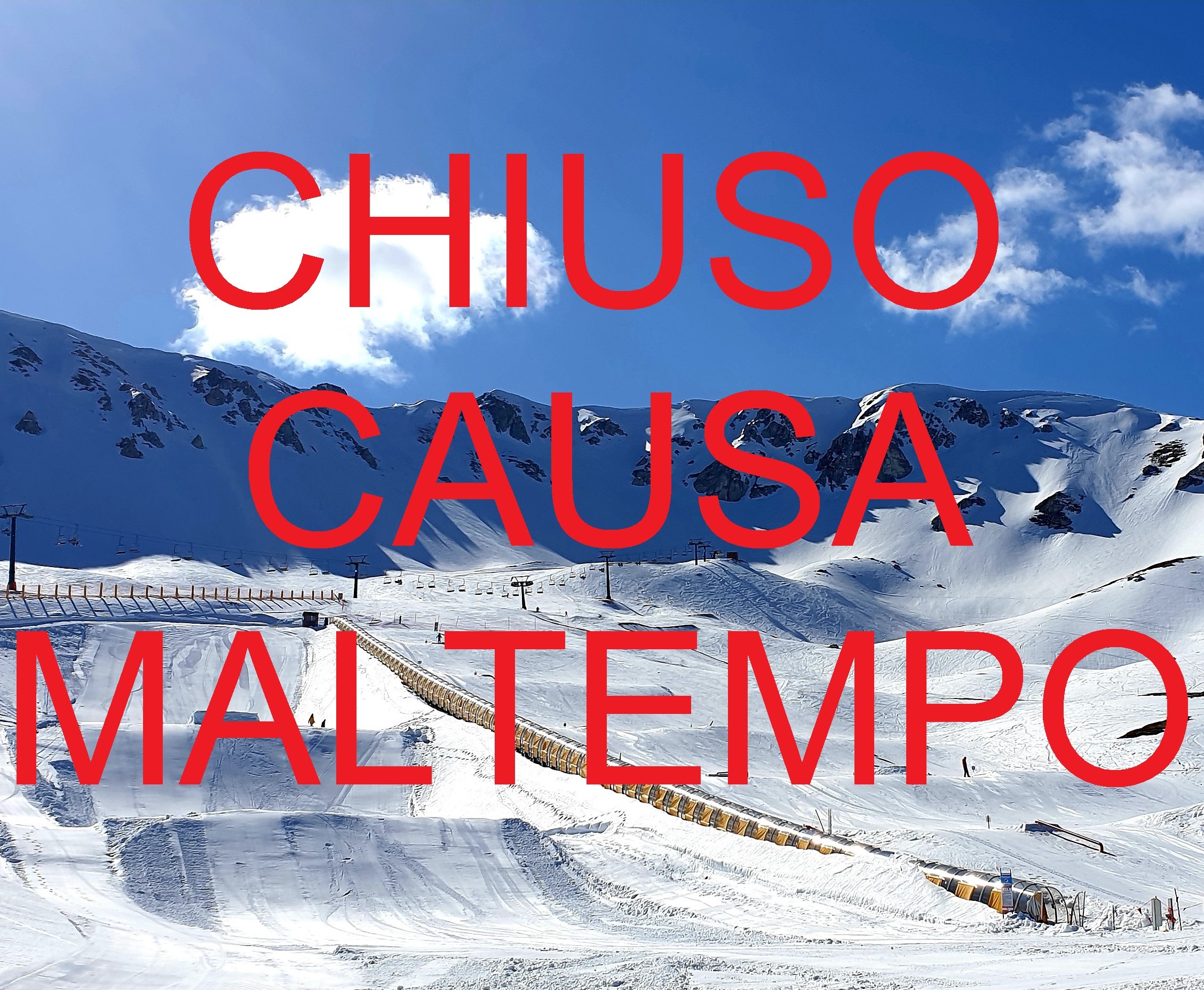 CHIUSURA TEMPORANEA CAUSA MALTEMPO 